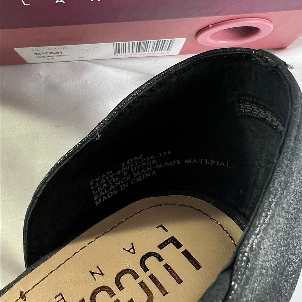 Lucca Lane Women's‎ Evan Black Wedge Sandals Size 10M New in Box Summer